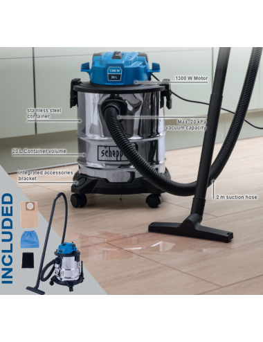 SCHEPPACH ODKURZACZ 20L 1300W  3in1 VC20