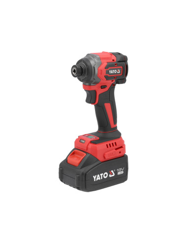 YATO ZAKRĘTARKA UDAROWA 18V 230Nm HEX 6,35mm 1x4,0Ah YT-82798 SOLO