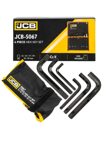 JCB IMBUSY 6szt. 12-24mm ETUI