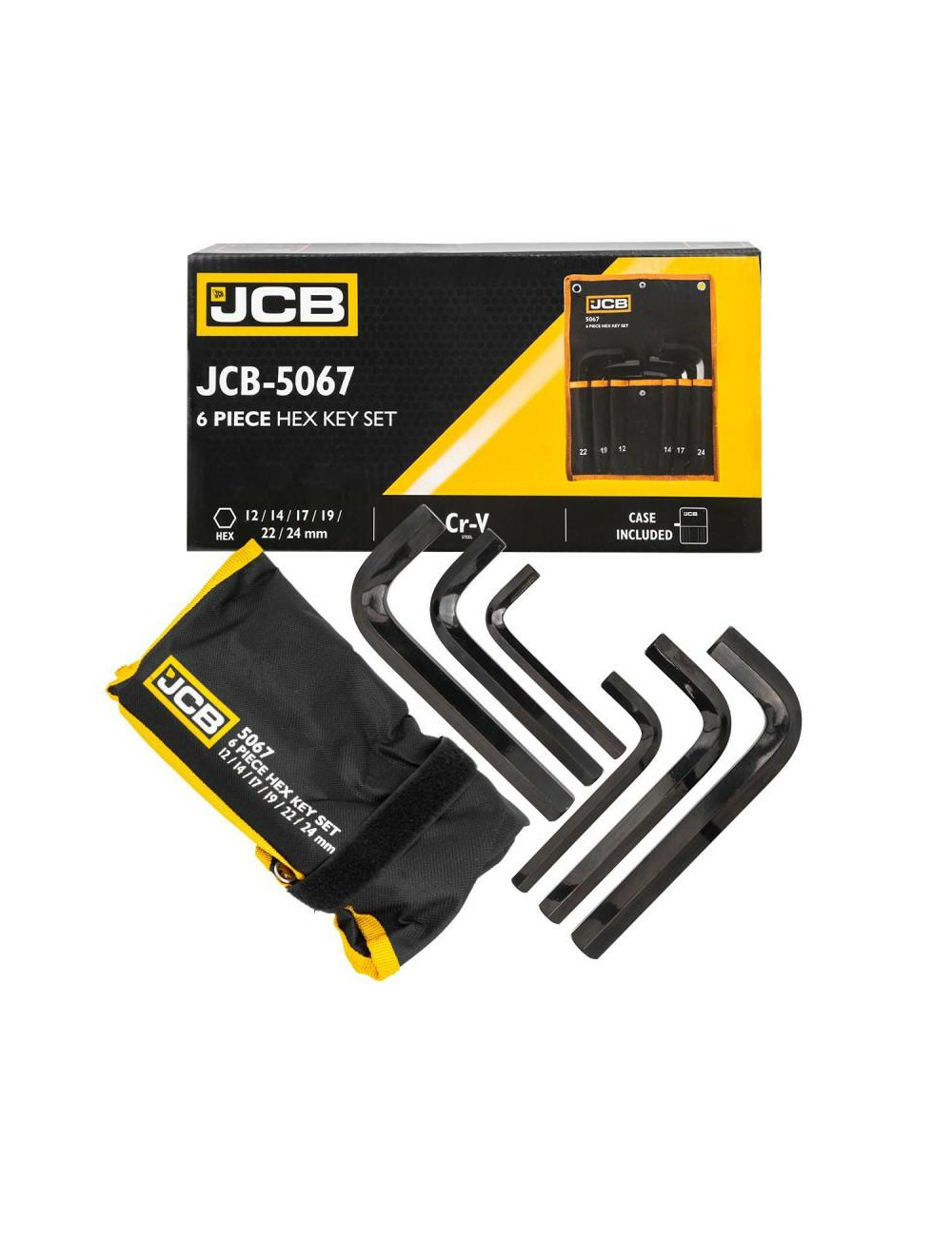 JCB IMBUSY 6szt. 12-24mm ETUI