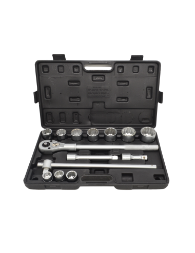 AWTOOLS ZESTAW KLUCZY NASADOWYCH 12KĄTNYCH 3/4" 14 ELE.