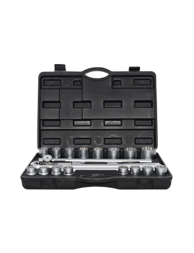 AWTOOLS ZESTAW KLUCZY NASADOWYCH 12KĄTNYCH 3/4" 21 ELE.