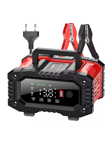 EM PROSTOWNIK FOXSUR 12V&amp;24V 20A LCD