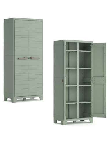 KETER SZAFA WYSOKA Z PÓŁKAMI ZIELONA