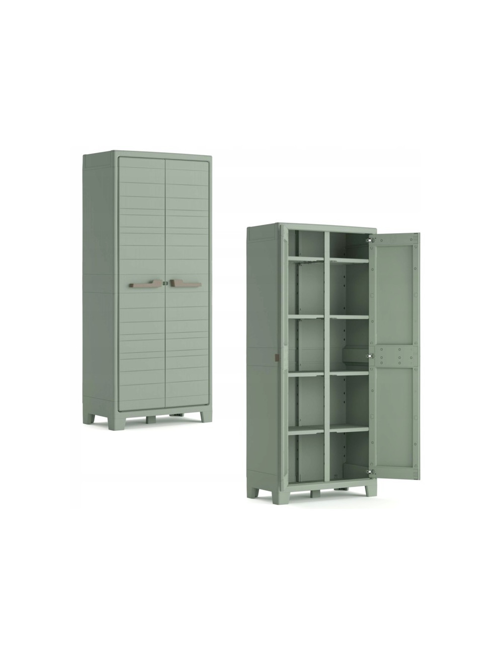 KETER SZAFA WYSOKA Z PÓŁKAMI ZIELONA