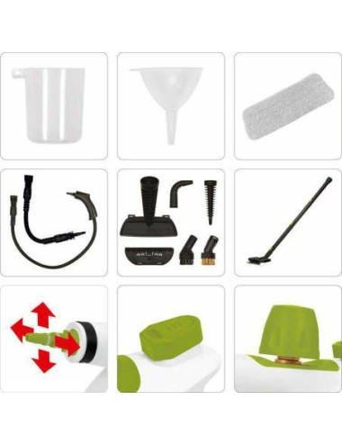LUND MYJKA PAROWA 900-1050W, 17 AKCESORIÓW