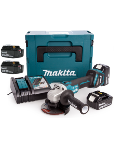 MAKITA SZLIFIERKA KĄTOWA 18V 3x5,0Ah DGA513RTJ