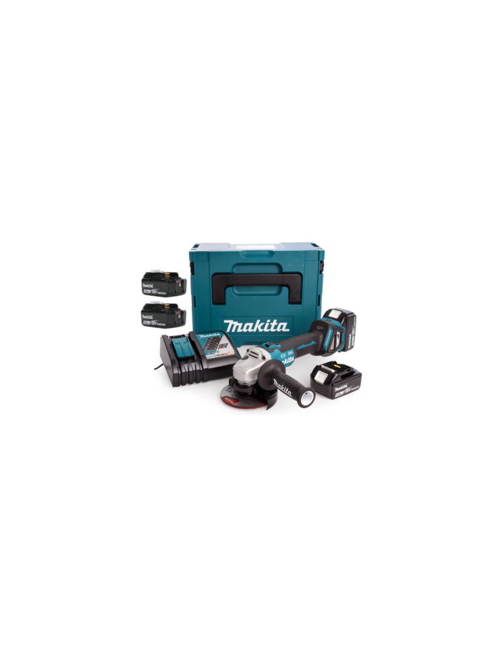 MAKITA SZLIFIERKA KĄTOWA 18V 3x5,0Ah DGA513RTJ