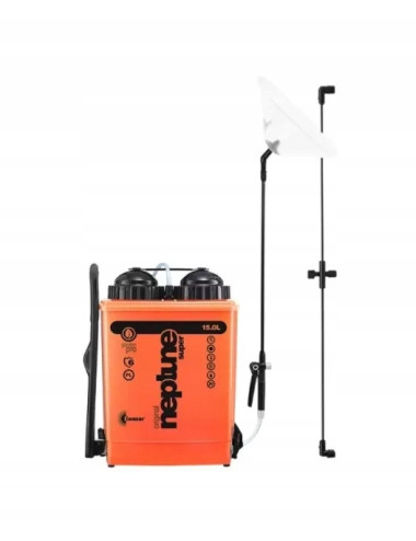 KWAZAR.OPRYSKIWACZ NEPTUN SUPER 15l PLECAKOWY + PRZYŁĄCZE 3 RZĘDOWE