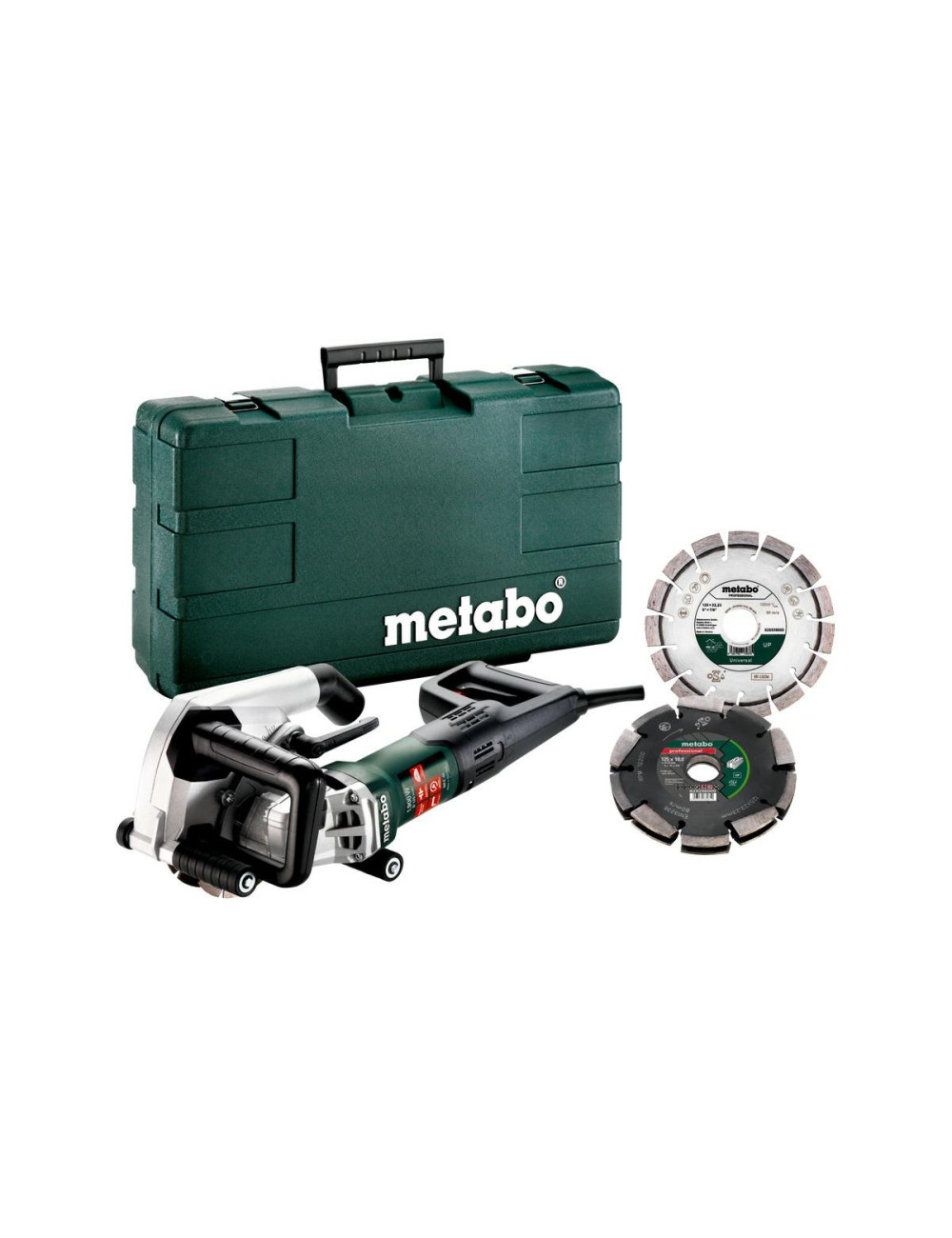 METABO BRUZDOWNICA 125mm 1900W MFE 40 +2 TARCZE DIAMENTOWA +FREZUJĄCA, WALIZKA
