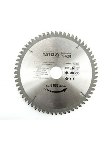 YATO PIŁA TARCZOWA DO ALUMINIUM 300x30mm 100-ZĘBÓW YT-6097