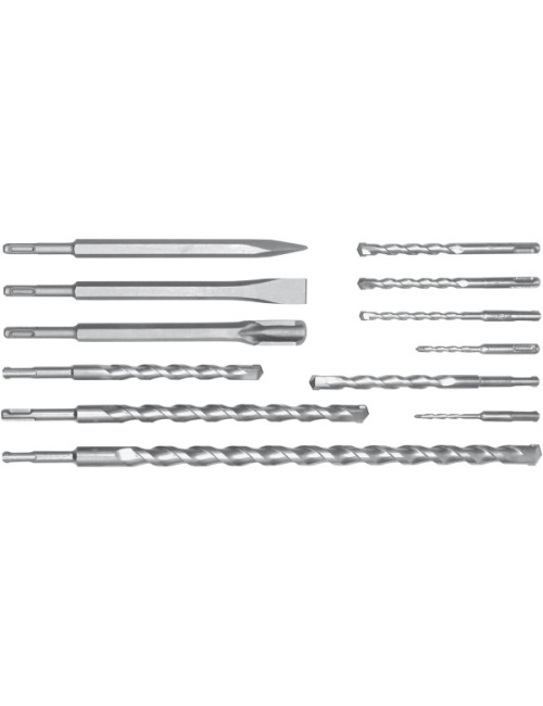 VOREL ZESTAW SDS PLUS 12elem. WIERTŁA + DŁUTA