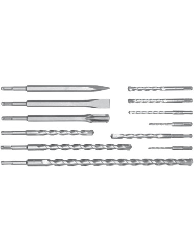 VOREL ZESTAW SDS PLUS 12elem. WIERTŁA + DŁUTA