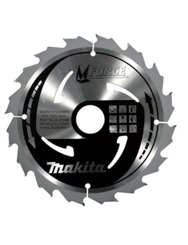 PIŁA TARCZOWA 185x30 20 16mm 16-ZĘBÓW MFORCE