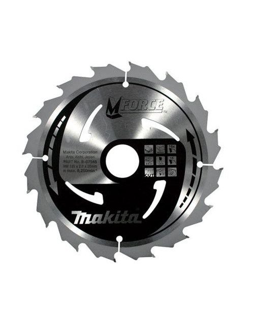 PIŁA TARCZOWA 185x30 20 16mm 16-ZĘBÓW MFORCE