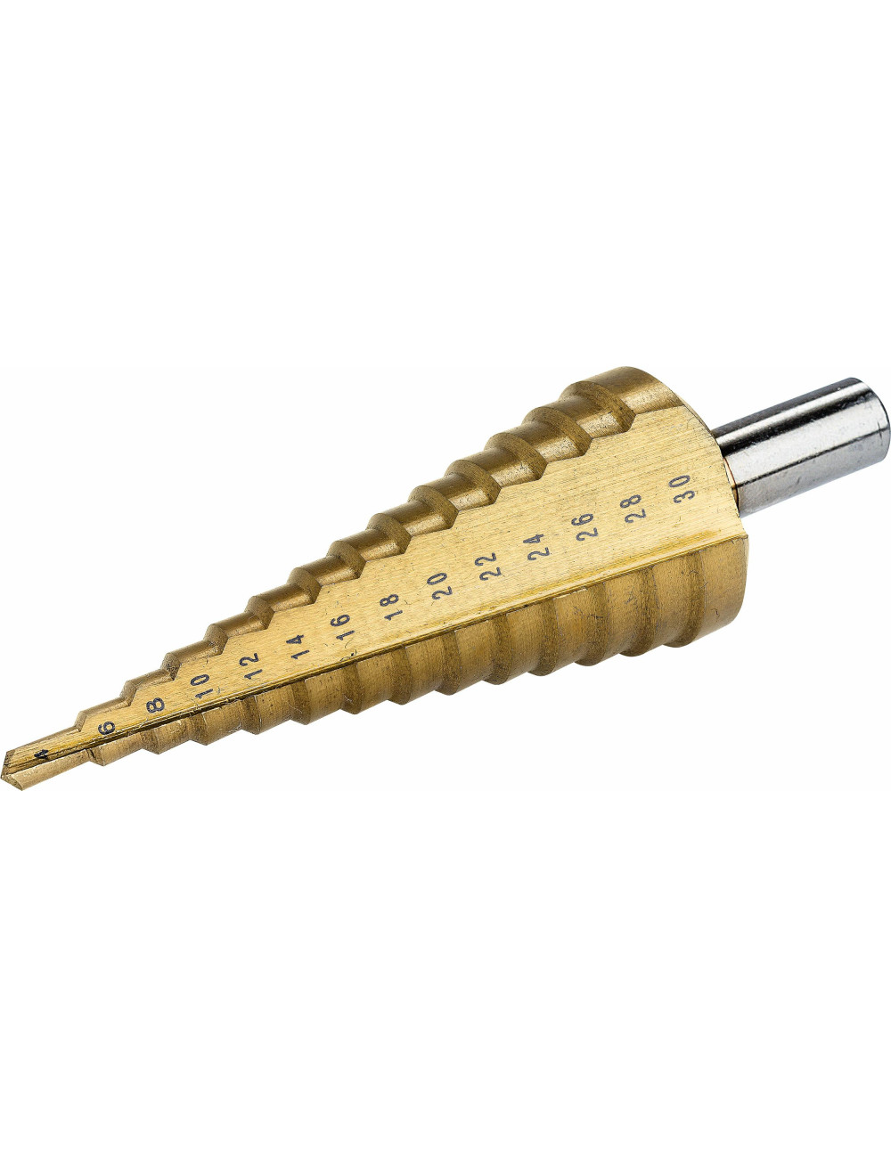 CONDOR WIERTŁO STOPNIOWE 4-30mm HSS, TYTANOWA POWŁOKA