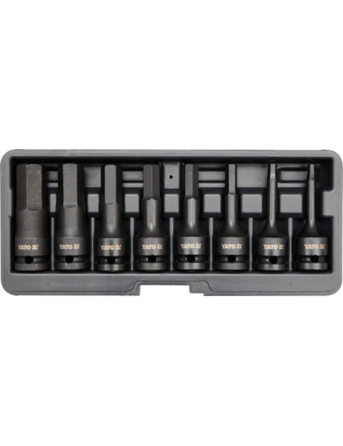 YATO KLUCZE HEX IMBUSOWE UDAROWE 8 elem. YT-1066