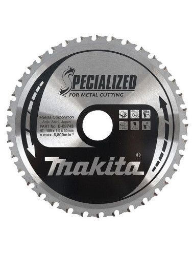 PIŁA TARCZA 185x30mm 48-ZEBÓW DO METALU