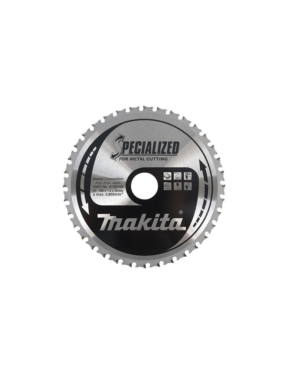 PIŁA TARCZA 185x30mm 48-ZEBÓW DO METALU