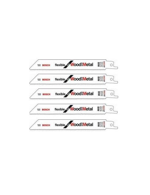 BOSCH BRZESZCZOT DO PIŁY SZABLASTEJ DREWNO METAL S922VF 5 szt