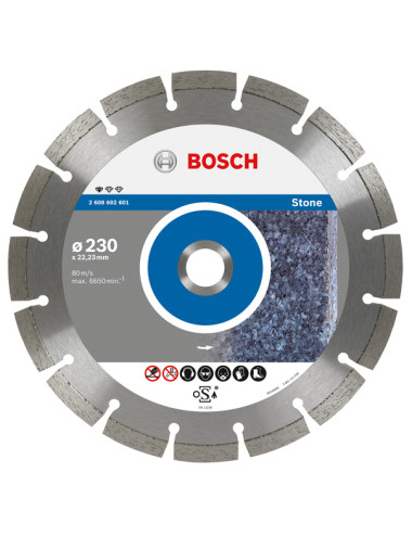 BOSCH TARCZA DIAMENTOWA 150x22 SEG STONE