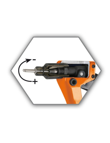 BETA NITOWNICA RĘCZNA DO OSADZANIA NITONAKRĘTEK 4 WYMIENNE KOŃCÓWKI 1742