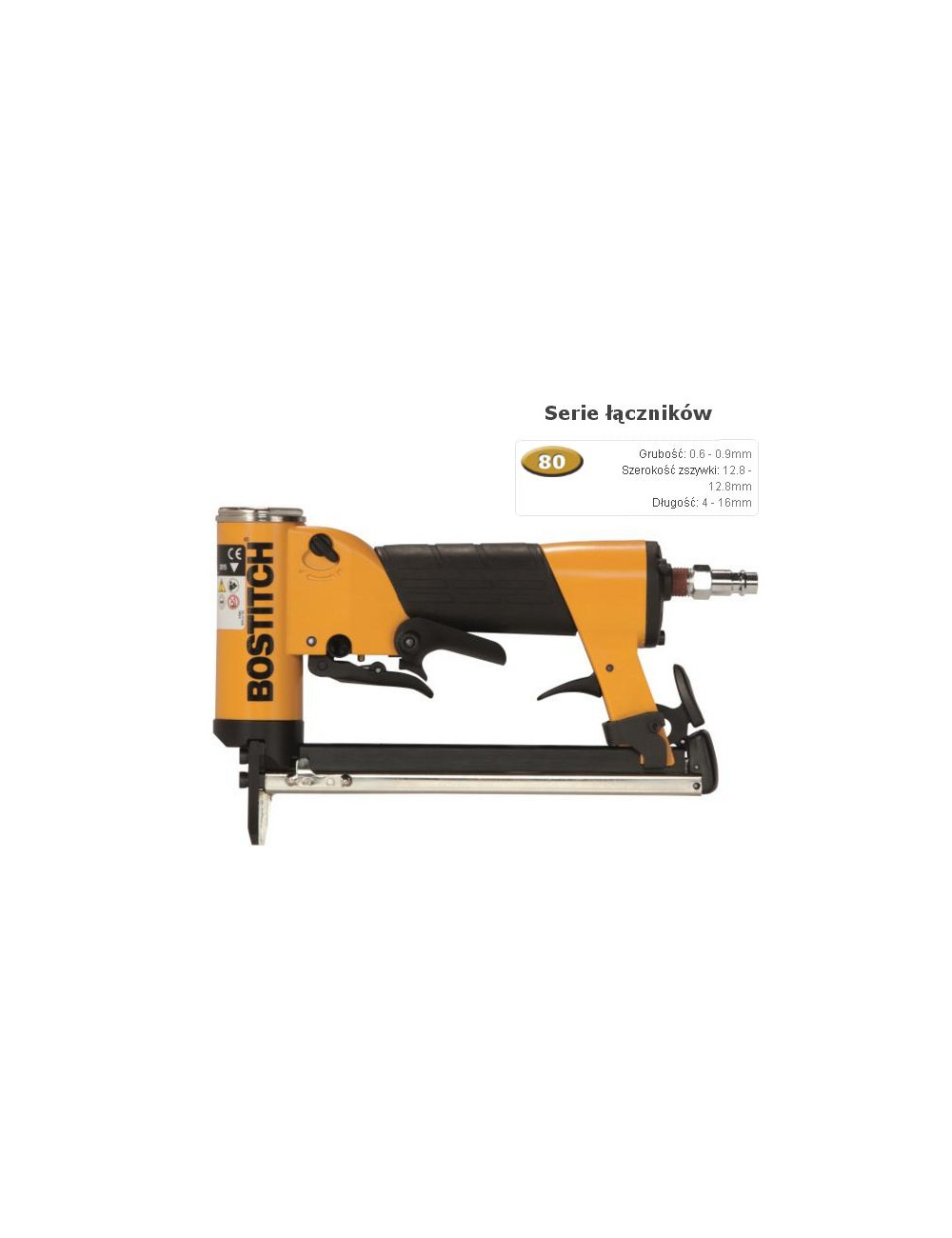 BOSTITCH ZSZYWACZ PNEUMATYCZNY 21680B-E 4-16mm 80