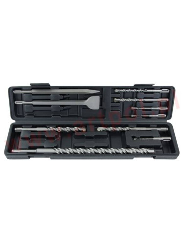 ZESTAW WIERTEŁ I DŁUT SDS PLUS 10szt. 5-20mm AR