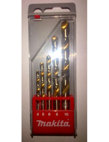 ZESTAW WIERTEŁ DO METALU MAKITA HSS-CO 5szt D-30514