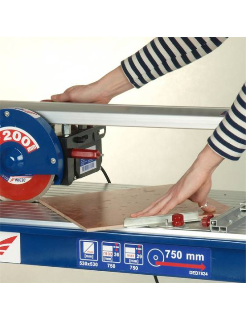 DEDRA PRZECINARKA STOŁOWA DO CERAMIKI 800W 200mm 75cm DED7828
