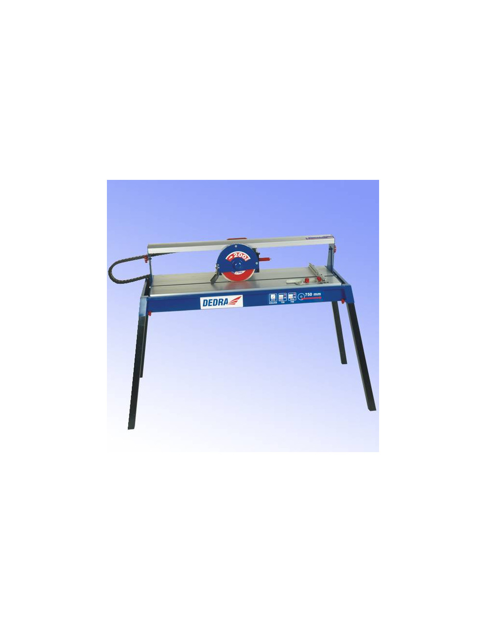 DEDRA PRZECINARKA STOŁOWA DO CERAMIKI 800W 200mm 75cm DED7828