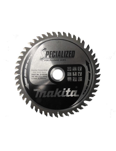 TARCZA TNĄCA 165 x 2,2 x 20mm 48-ZĘBÓW, DO ZAGŁĘBIARKI SP6000