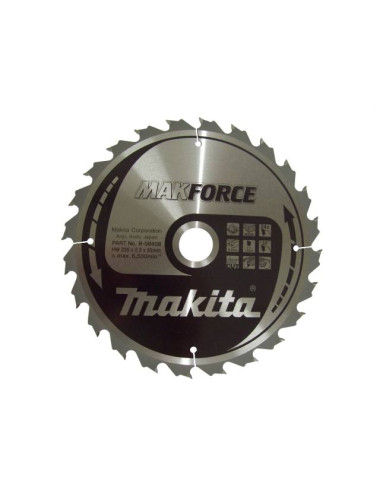 PIŁA TARCZOWA DO DREWNA MAKFORCE 235x30mm 24-ZĘBÓW