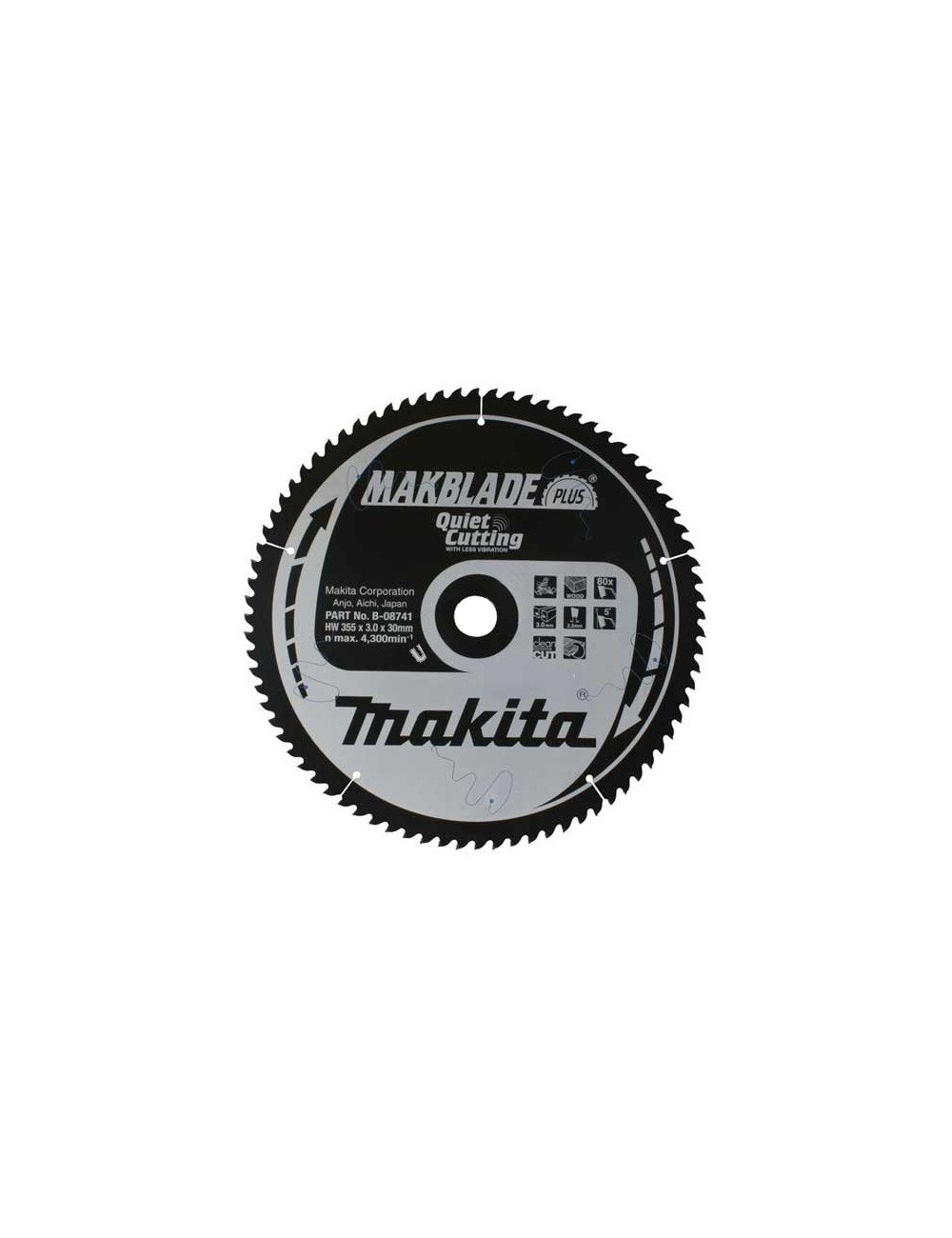 PIŁA TARCZOWA DO DREWNA MAKBLADE 260x30mm 100-ZĘBÓW