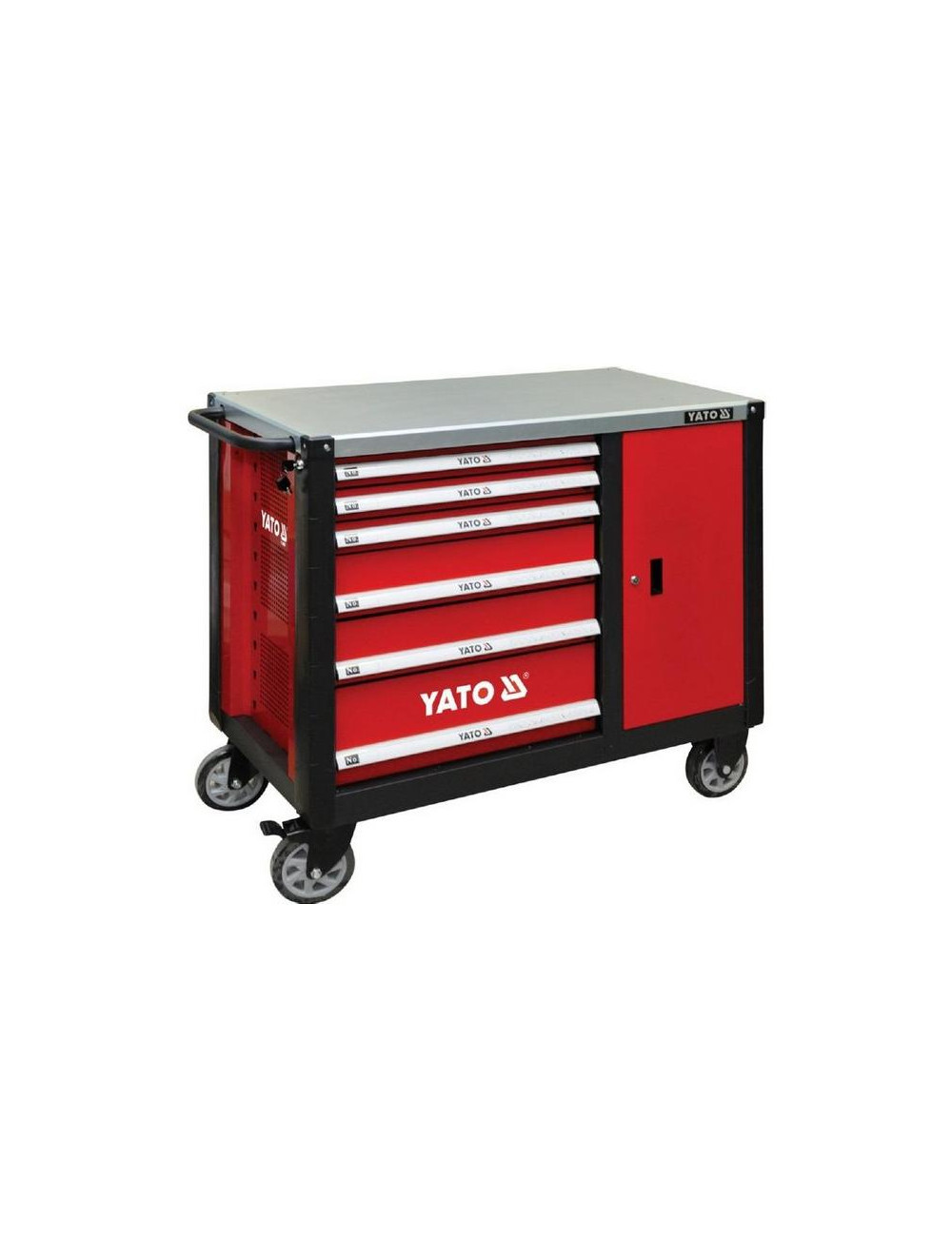 YATO SZAFKA WARSZTATOWA 6-SZUFLAD + ZAMYKANY SCHOWEK YT-09002