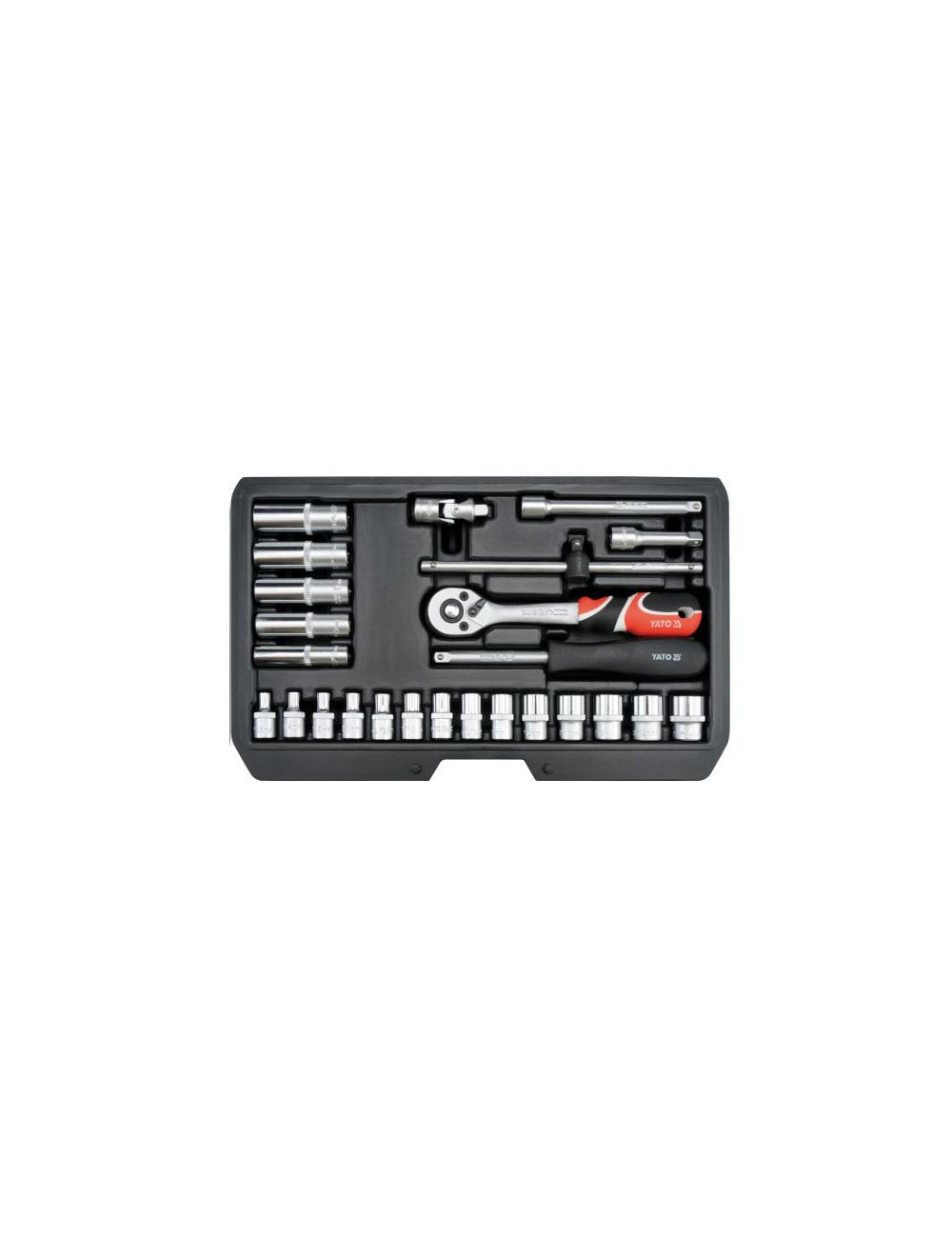 YATO ZESTAW KLUCZY 1/4" 25 elem. YT-14461