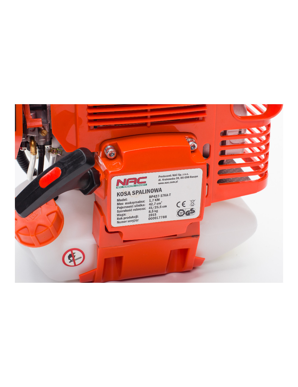 NAC KOSA SPALINOWA 1,7KM BP427-17KA-T