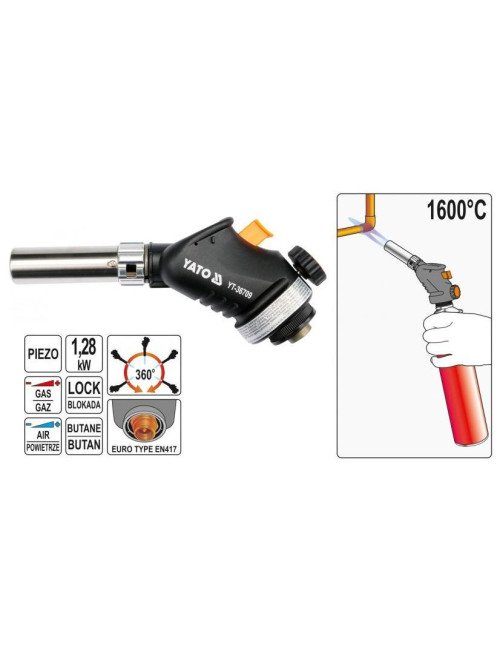 YATO PALNIK GAZOWY DO LUTOWANIA 36709