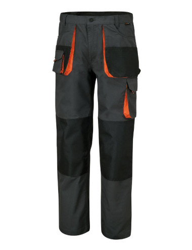 BETA SPODNIE ROBOCZE, PŁÓTNO T C, 260 g m2, ZE WSTAWKAMI OXFORD, SZARE 7900E - ROZMIAR XS