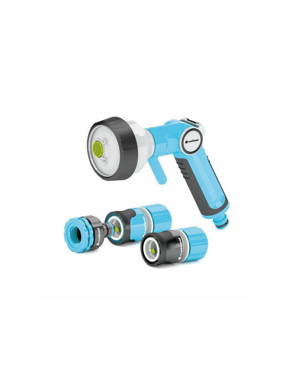 CELLFAST ZESTAW ERGO ZE ZRASZACZEM PISTOLETOWYM 4-FUNKCYJNYM 3/4"
