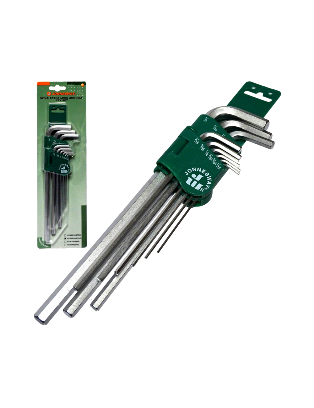 JONNESWAY IMBUSY CALOWE BARDZO DŁUGIE 9 elem. H03SM209S