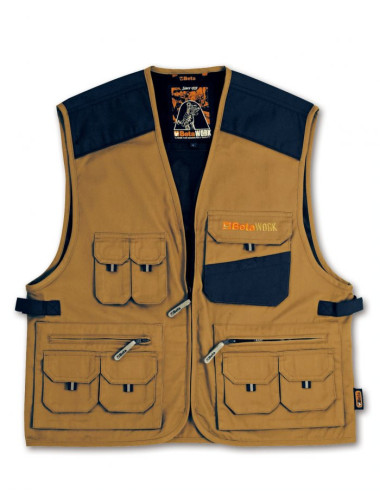 BETA KAMIZELKA ROBOCZA T C BRĄZOWA 7807 - ROZMIAR S