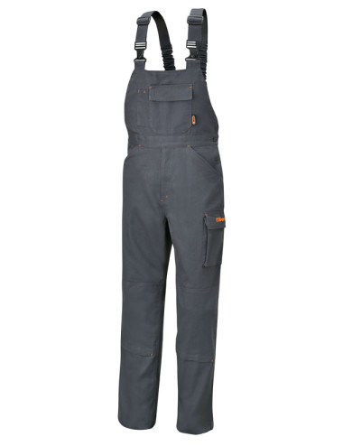 BETA SPODNIE ROBOCZE NA SZELKACH SZARE 7933P - ROZMIAR M