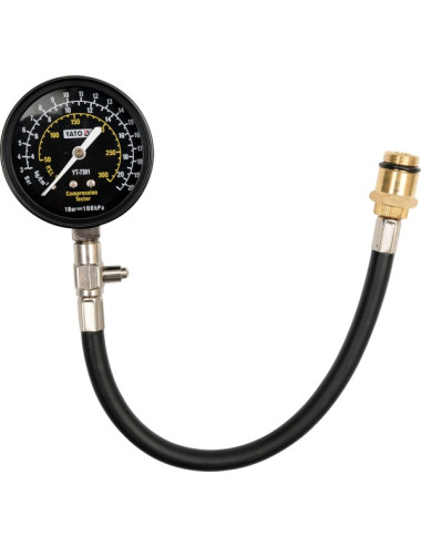 YATO MIERNIK CIŚNIENIA SPRĘŻANIA ADAPTER GWINTOWANY 7301