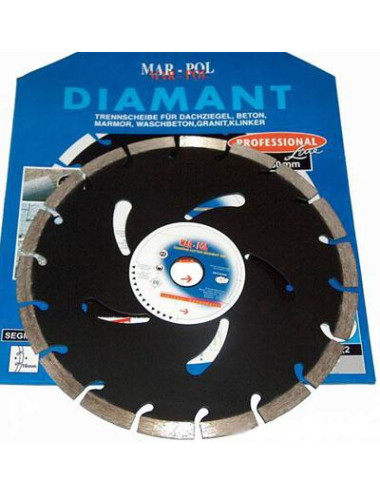 MAR-POL TARCZA DIAMENTOWA 230MM SEGMENT CZARNA M08735 MP-2280