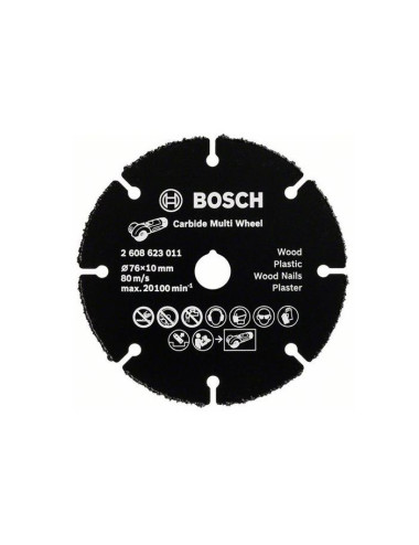 BOSCH TARCZA UNIWERSALNA 125mm DREWNO,PLASTIK,GIPS