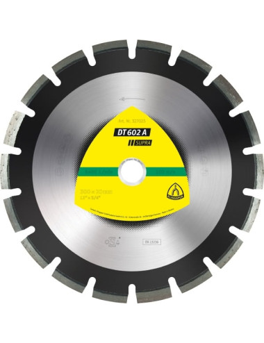 KLINGSPOR TARCZA DIAMENTOWA SEGMENTOWA 350mm x 3,2mm x 25,4mm DT602A