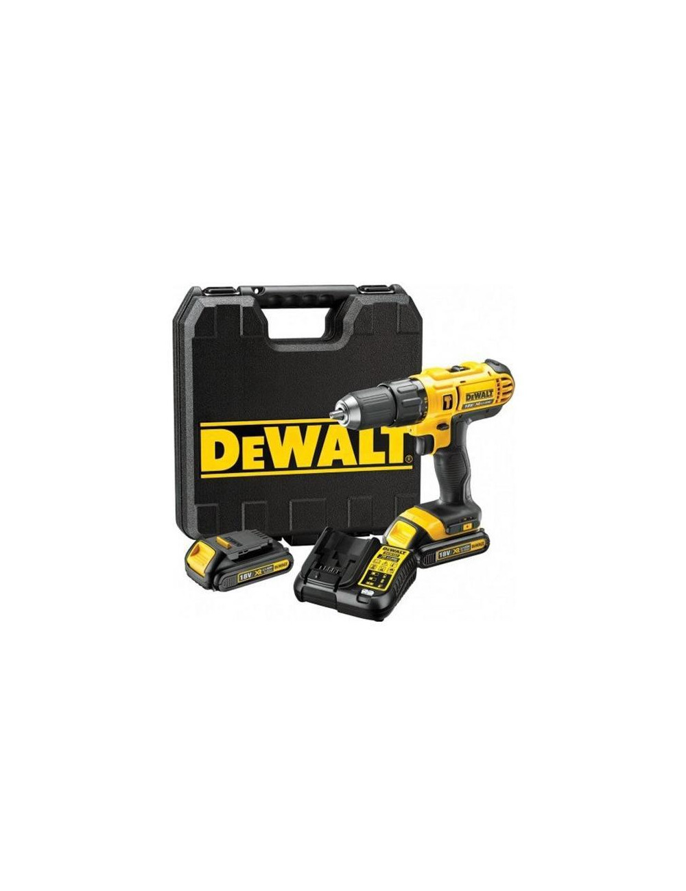 DEWALT WIERTARKO-WKRĘTARKA UDAROWA 18V 42 24Nm 2x1,3Ah LI-ION DCD776C2