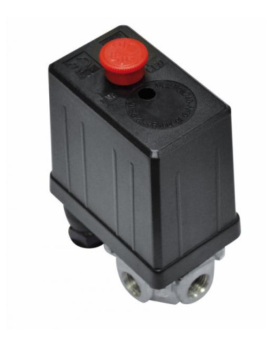 STANLEY WYŁĄCZNIK CIŚNIENIOWY DO KOMPRESORA PRESOSTAT JEDNOFAZOWY 12bar, 3x14"F,1x3/8"F Fi=6mm