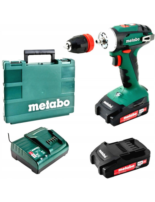 METABO WIERTARKO-WKRĘTARKA 18V 48 24Nm 2x2,0Ah LI-ION BS 18 QUICK